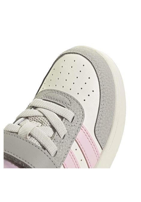 Adidas Breakbase Shoes White Grey Pink Kids ADIDAS CORE | Sneakers | KJ9593-